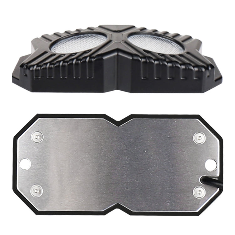 18W DC 12-24V 1.2A LED Double Row Car Bottom Light / Chassis Light / Yacht Deck Atmosphere Light (White Light)