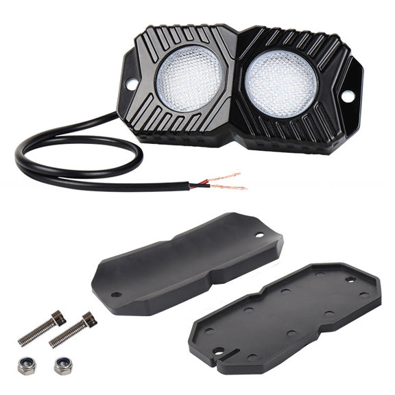 18W DC 12-24V 1.2A LED Double Row Car Bottom Light / Chassis Light / Yacht Deck Atmosphere Light (White Light)