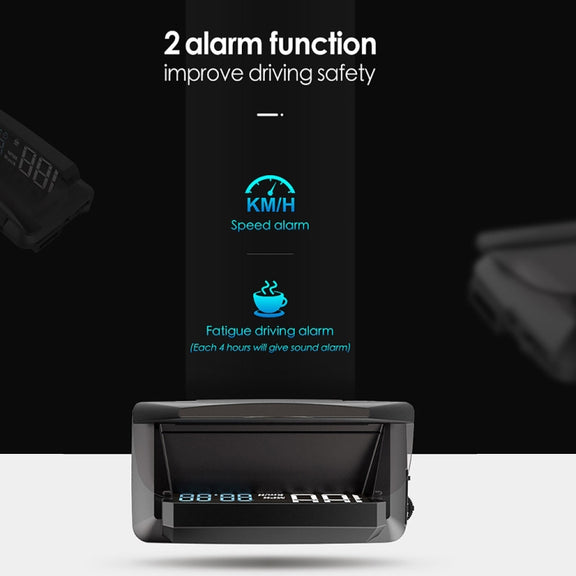 H400G Car 3.5 inch GPS Mode HUD Head-up Display Support Speed / Time / Distance Display