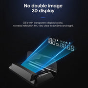 H400G Car 3.5 inch GPS Mode HUD Head-up Display Support Speed / Time / Distance Display