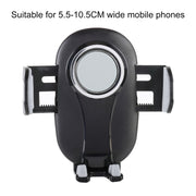 ZP-X0466 Car 360 Degree Rotating Telescopic Folding Round Suction Cup Mobile Phone Holder(Grey)