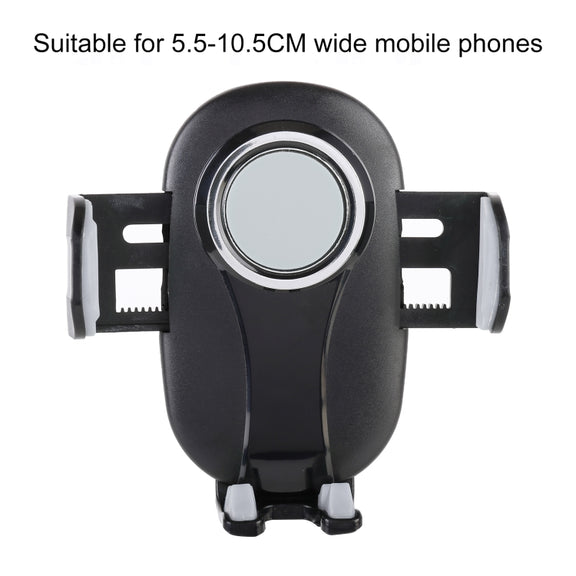 ZP-X0466 Car 360 Degree Rotating Telescopic Folding Round Suction Cup Mobile Phone Holder(Grey)
