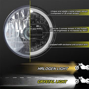Motorcycle Crystal 5.75 inch LED Headlight Modification Accessories