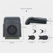 Car Electrical Appliances, 5W Car Fan Cooling Artifact For Car radiating Seat Cushion (White)