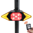 USB Rechargeable Bicycle Turn Light Wireless Remote Control Bike Tail Light - Taillights by PMC TechLife | Online Shopping South Africa | PMC TechLife | Buy Now Pay Later Mobicred