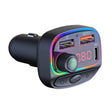 C14 Multifunctional Car Dual QC3.0+PD18W USB Charger Bluetooth FM Transmitter with Atmosphere Light - Bluetooth Car Kits by PMC TechLife | Online Shopping South Africa | PMC TechLife | Buy Now Pay Later Mobicred