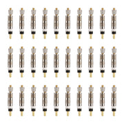 30 PCS VT-002 Bicycle Detachable French Valve Core Style: Ruled