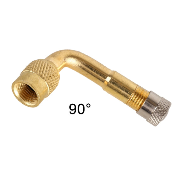 10 PCS Balance Car Inflatable Nozzle Extension Rod Elbow Extension Nozzle, Angle: 90 Degree