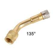 10 PCS Balance Car Inflatable Nozzle Extension Rod Elbow Extension Nozzle, Angle: 135 Degree