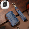 Hallmo Car Cowhide Leather Key Protective Cover Key Case for Volkswagen Lavida A Style(Blue) - free shipping - PMC TechLife - Order now!