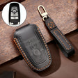 Hallmo Car Cowhide Leather Key Protective Cover Key Case for Ford Focus C Style(Black) - free shipping - PMC TechLife - Order now!