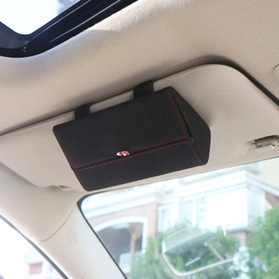 530 Car Glasses Storage Bag Glasses Box (Black)