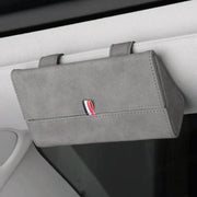 530 Car Glasses Storage Bag Glasses Box (Grey)
