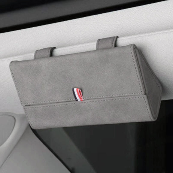 530 Car Glasses Storage Bag Glasses Box (Grey)