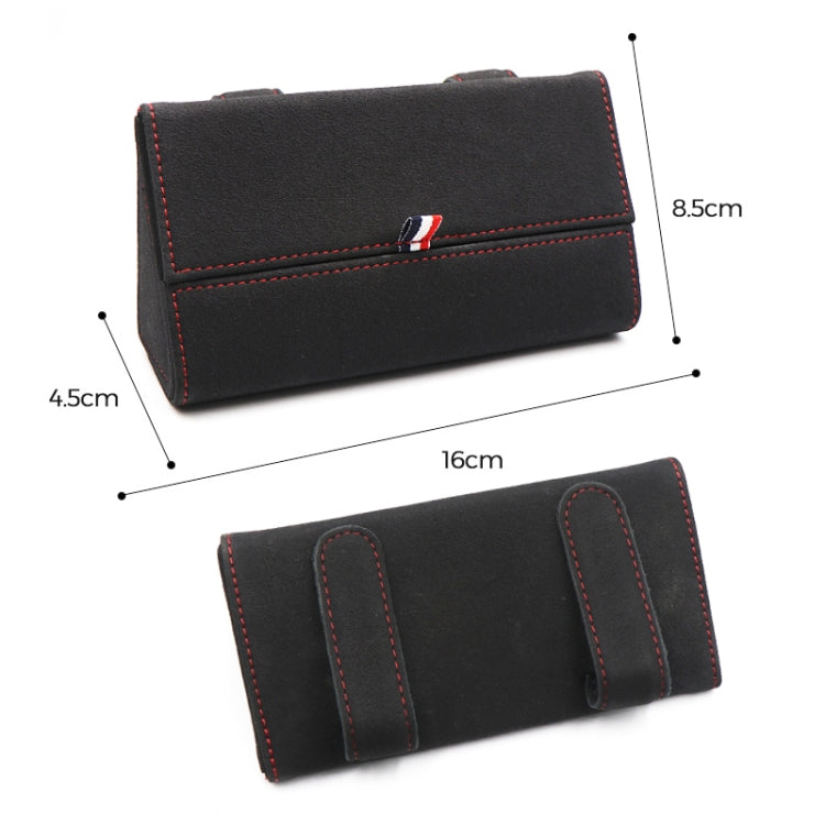 530 Car Glasses Storage Bag Glasses Box (Grey)