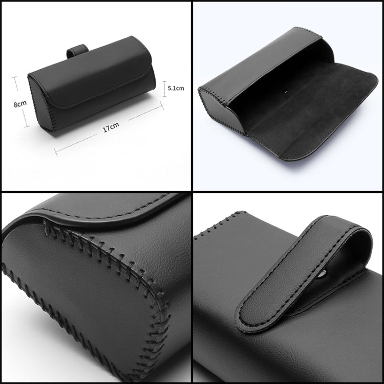 533 Car Glasses Storage Bag Glasses Box (Red)