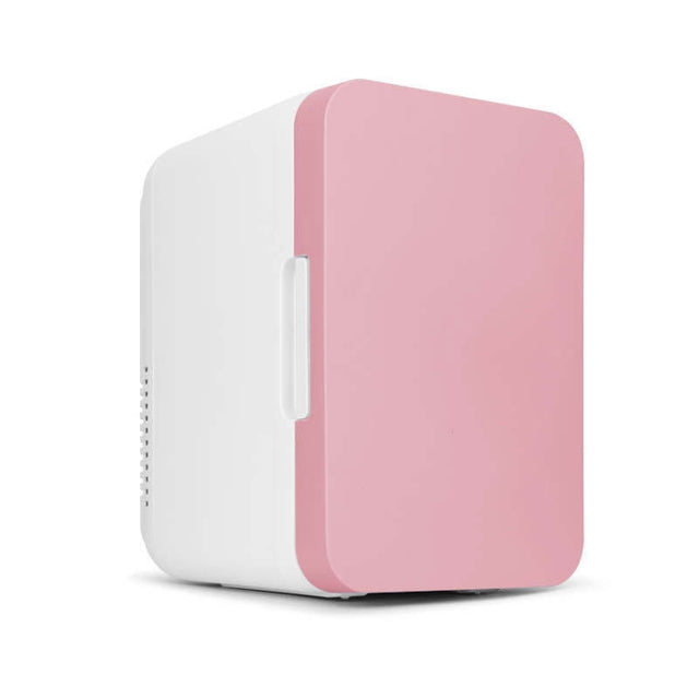 8L 37-48W Car / Home Mini Refrigerator, EU Plug(Pink)