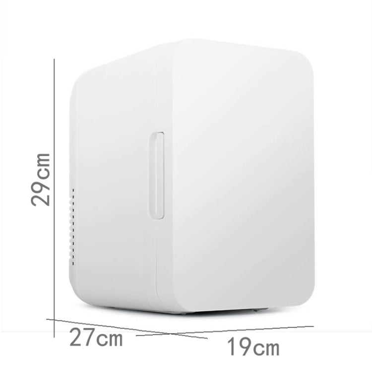 8L 37-48W Car / Home Mini Refrigerator(White)