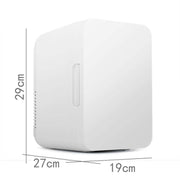 8L 37-48W Car / Home Mini Refrigerator(White)