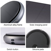 Car Wireless Negative Ion Solar Air Purifier(Blue)