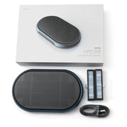 Car Wireless Negative Ion Solar Air Purifier(Blue)
