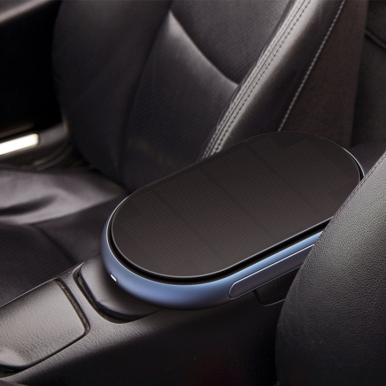 Car Wireless Negative Ion Solar Air Purifier(Grey)