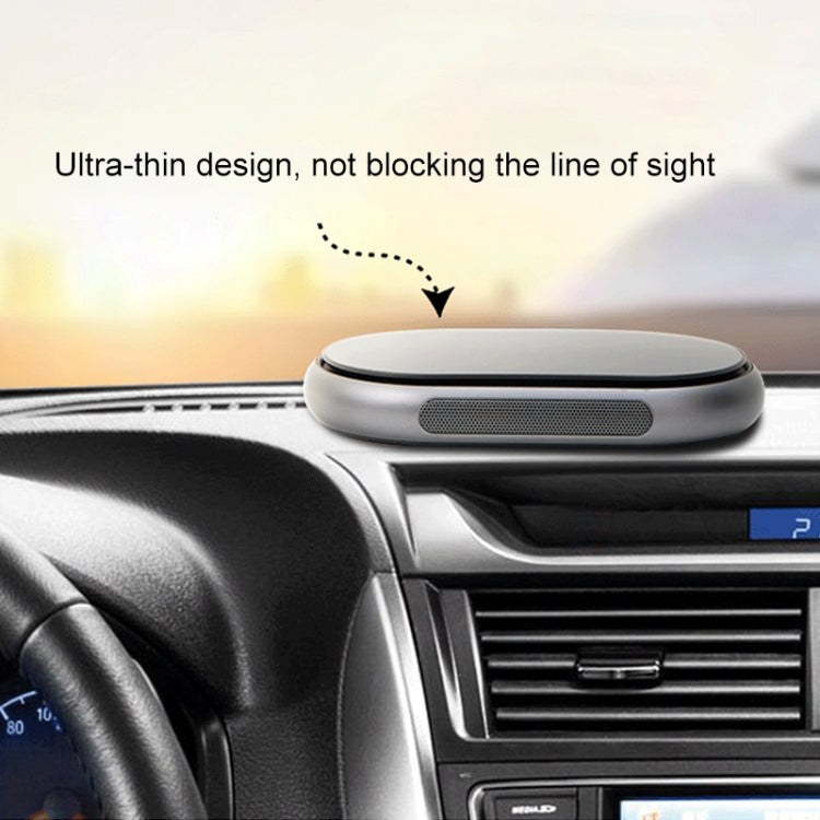 Car Wireless Negative Ion Solar Air Purifier(Blue)