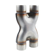 Dual 2.5 inch Car Universal 304 Stainless Steel X-type Exhaust Pipe