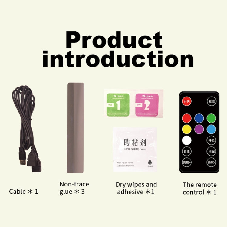 A86 Car Charging Smart Voice-activated Colorful Foot Atmosphere Light