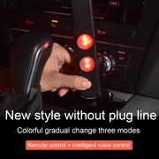 A86 Car Charging Smart Voice-activated Colorful Foot Atmosphere Light