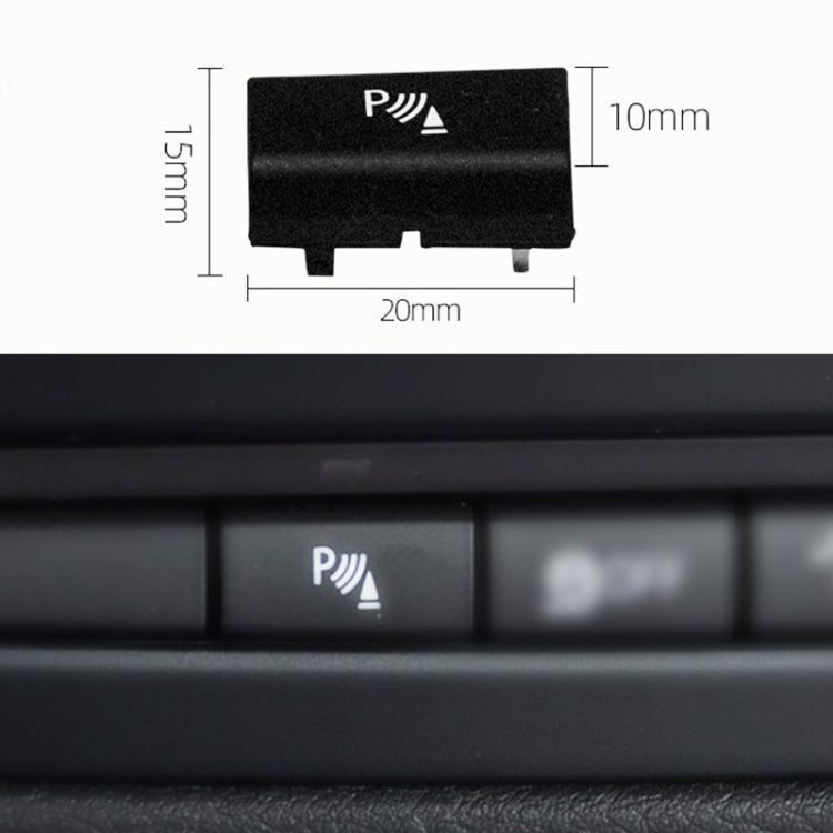 Car Radar P Button Electric Eye Switch Button for BMW E70 / E71, Left and Right Drive Universal