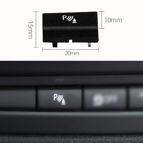 Car Radar P Button Electric Eye Switch Button for BMW E70 / E71, Left and Right Drive Universal