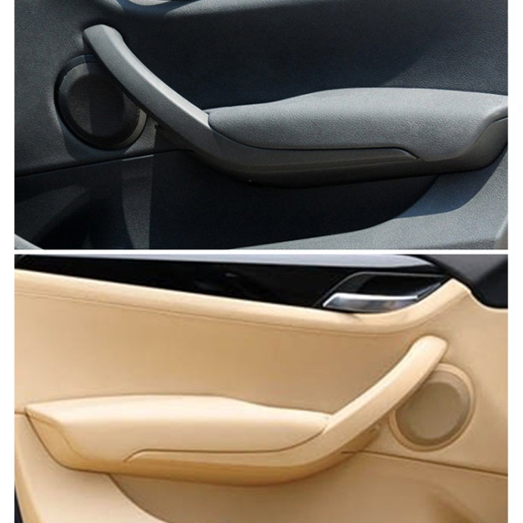 Car Left Side Inner Door Handle for BMW X1 2009-2015, Left and Right Drive Universal (Beige)