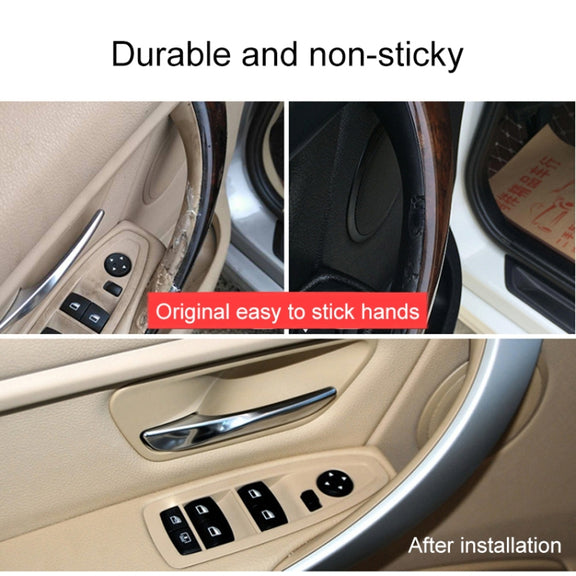 Car Left Rear Side Inner Armrest Door Handle for BMW F30 / F35, Left and Right Drive Universal(Black)