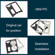 Car Central Control Storage Box Square Cover 2046800107 for Mercedes-Benz C-Class W204 2007-2014, Left Driving(Black)
