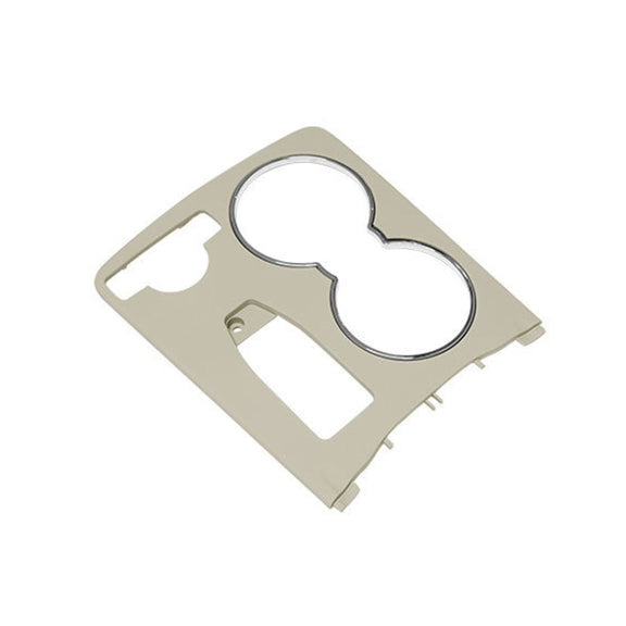 Car Central Control Storage Box Round Cover 2046800107 for Mercedes-Benz C-Class W204 2007-2014, Left Driving(Beige)