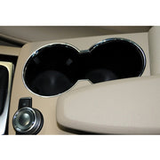 Car Central Control Storage Box Round Cover 2046800107 for Mercedes-Benz C-Class W204 2007-2014, Left Driving(Beige)