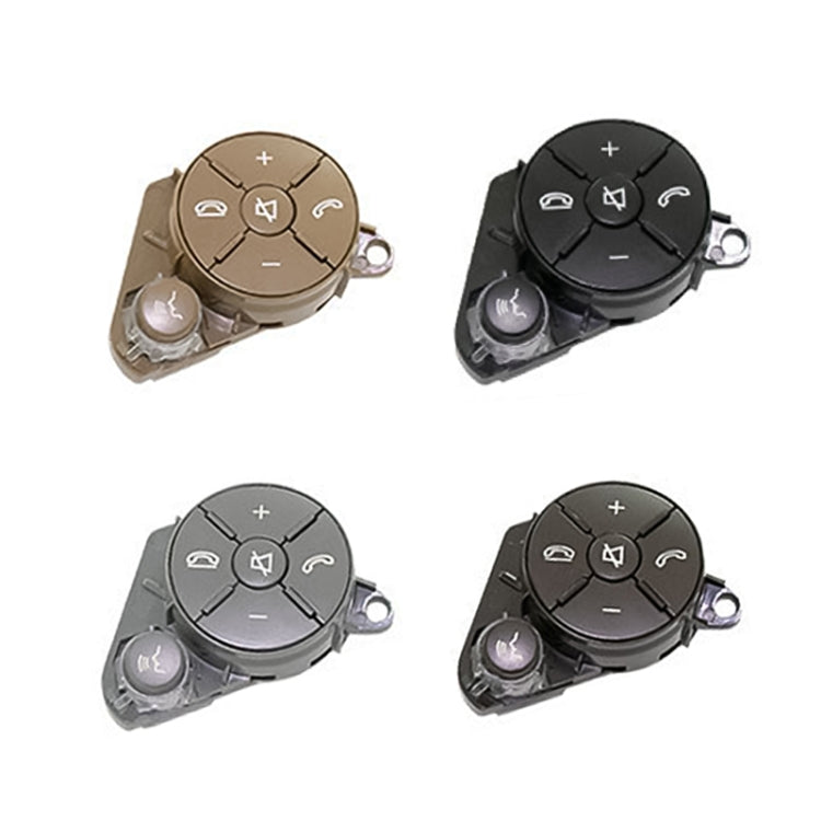 Car Multi-functional Steering Wheel Right Switch Button for Mercedes-Benz W204 / W212 / X204 2008-2015, Left and Right Drive Universal (Grey)