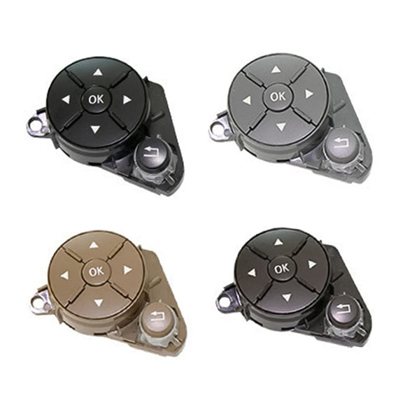 Car Multi-functional Steering Wheel Left Switch Button for Mercedes-Benz W204 / W212 / X204 2008-2015, Left and Right Drive Universal (Grey)
