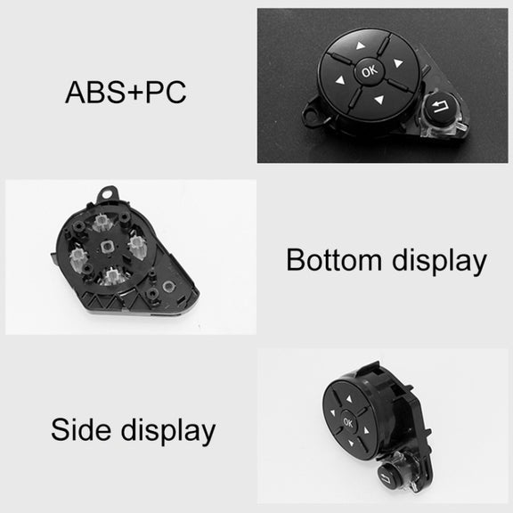 Car Multi-functional Steering Wheel Left Switch Button for Mercedes-Benz W204 / W212 / X204 2008-2015, Left and Right Drive Universal (Black)