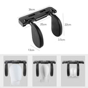 A02 Adjustable Car Auto U-shaped Memory Foam Neck Rest Cushion Seat Pillow(Black)