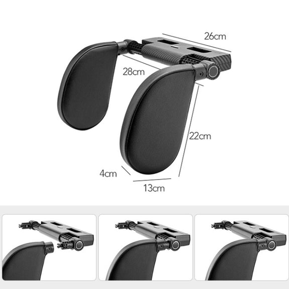 A03 Adjustable Car Auto U-shaped Memory Foam Neck Rest Cushion Seat Pillow (Beige)