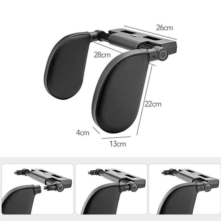 A03 Adjustable Car Auto U-shaped Memory Foam Neck Rest Cushion Seat Pillow (Brown)