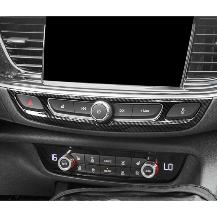 Car Carbon Fiber Navigation Panel Decorative Sticker for Buick Regal 2017-2021