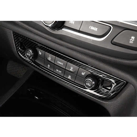 Car Carbon Fiber Air Conditioning Panel Decorative Sticker for Buick Regal 2017-2021