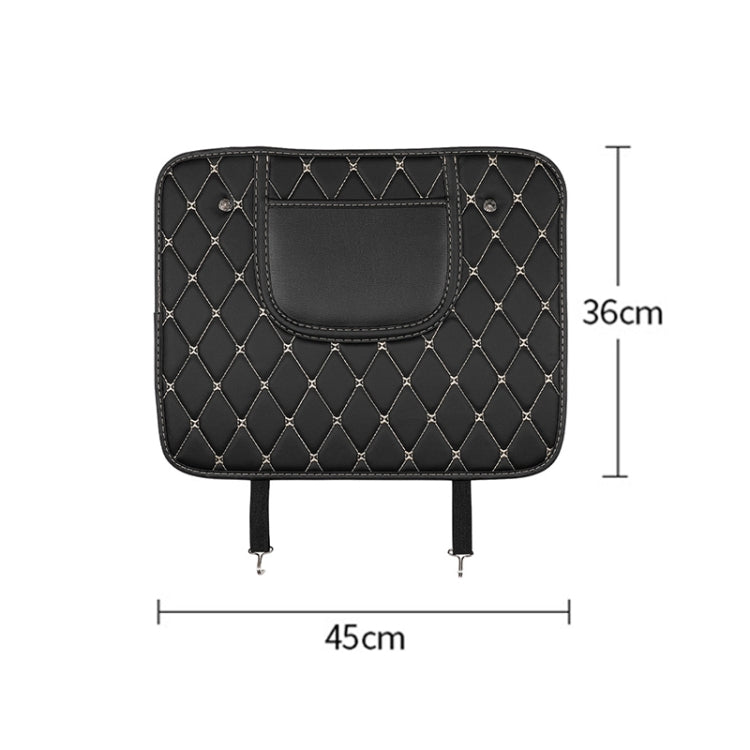 Car Half-inclusive Seat Back Anti-kick Mat Rear Anti-dirty Pad  Small Size