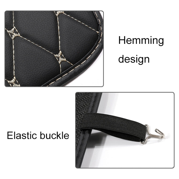 Car Half-inclusive Seat Back Anti-kick Mat Rear Anti-dirty Pad  Small Size