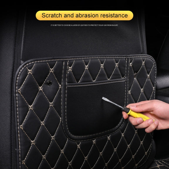 Car Half-inclusive Seat Back Anti-kick Mat Rear Anti-dirty Pad  Small Size