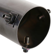 Universal Car Styling Stainless Steel Elbow Exhaust Tail Muffler Tip Pipe, Inside Diameter: 6cm (Grey)