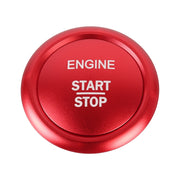 Car Engine Start Key Push Button Ring Trim Sticker Decoration for Mercedes-Benz A-Class 2013-2018 / C-Class 2015-2018 / GLA (Red)